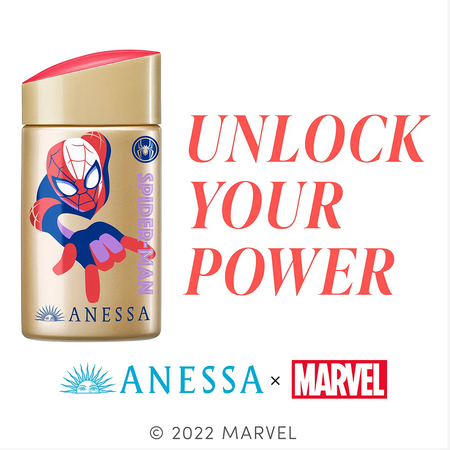 ANESSA Perfect UV Skin Care Milk N (ANESSA x MARVEL Limited Design) Spider-Man 60mL