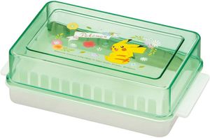 Skater Pokemon Antique Forest Butter Case with Quantitative Cutting Guide