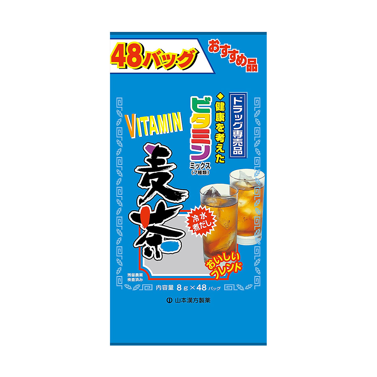 YamamotoKanpo 山本漢方製藥 維他命麥茶 8g×48包