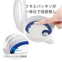 Iwasaki Industry Seamless Water Pitcher 3.0 L, Boiling-Water Safe, Made in Japan, K-1287W, 1 Piece