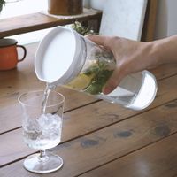HARIO JUSIO Freezer Pot FPJ-11-W, White, Usable Capacity 1100 ml