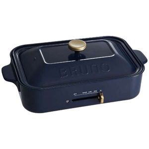 BRUNO Compact Hot Plate Navy Boe021-NV