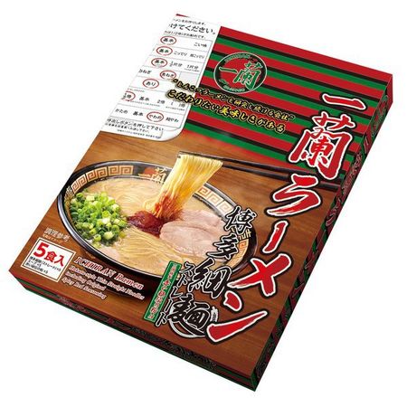 一兰拉面博多细直面5种套餐