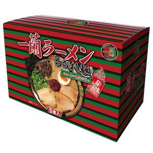 Ichiran Ramen Curly noodles with Ichiran special red secret powder
