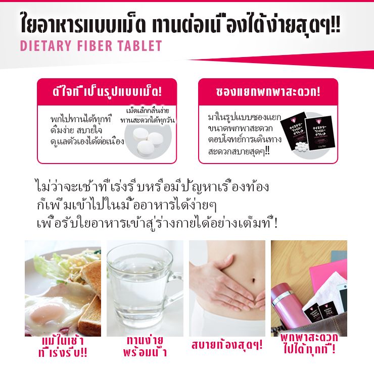 ยาเม็ดใยอาหารเมตาโบเจน