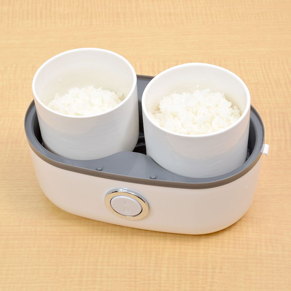 Thanko Two-Tier Super-Fast Rice Cooker and Lunchbox