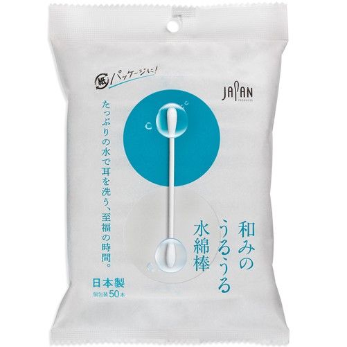 和みのうるうる水綿棒 50本