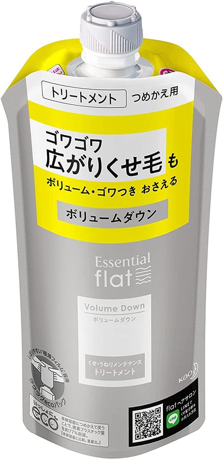 Kao Essential Flat Volume Down Treatment Refill 340ml