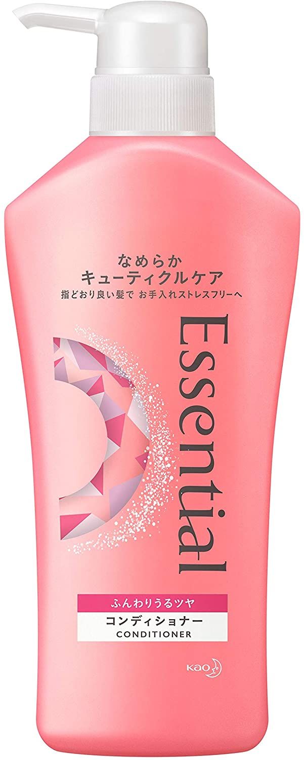 花王 エッセンシャル ふんわりうるツヤ コンディショナー ポンプ 480ml