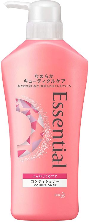 Kao essential fluffy glossy conditioner conditioner pump 480ml