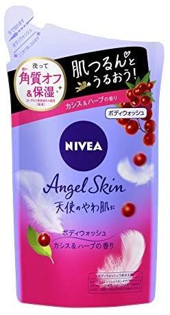 Kao Nivea Angel Skin Body Wash, Blackcurrant & Herb Scent, Refill, 360ml