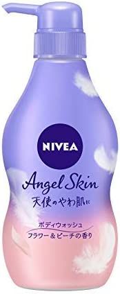 Kao Nivea Angel皮膚沐浴花和桃子香氣480毫升