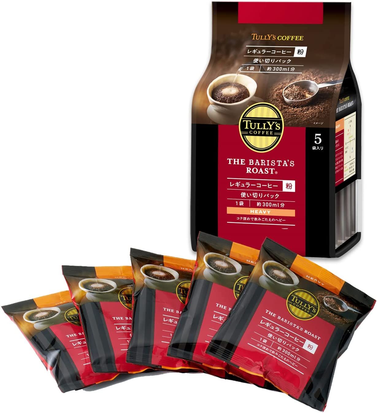 Itoen Tully's Coffee Baristas Regular Coffee Powder 100g (20g x 5 bags)