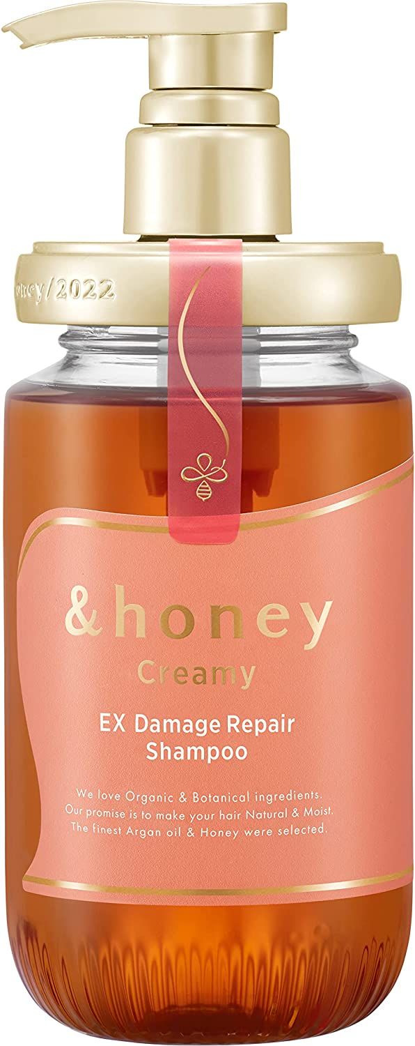 &honey Creamy EX Damage Repair Shampoo 1.0 "Rich Honey Beauty Care for Damaged Hair" 450 mL