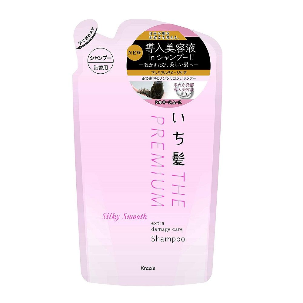 ICHI 헤어 프리미엄 추가 데미지 케어 샴푸 부드키 스퀴즈 무스 340ml