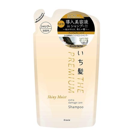 ICHIKAMI THE PREMIUM 强效损伤护理洗发水 闪亮保湿 补充装 340ml