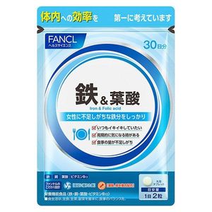 FANCL 铁&叶酸 约30日份