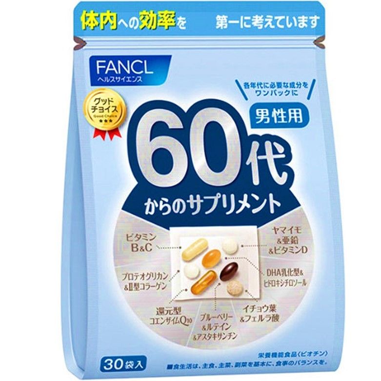 FANCL Supplements for Men in Their 60s (15–30-day supply)