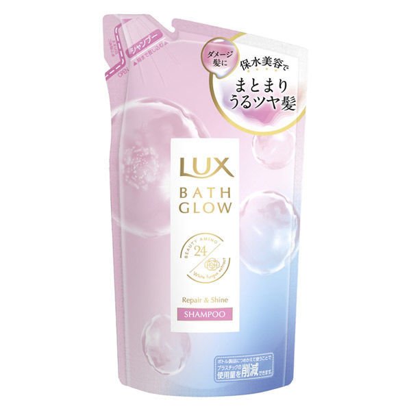unilever LUX/麗仕 Lux Bass Glow Repair＆Shine洗髮水[用於補充] 350克