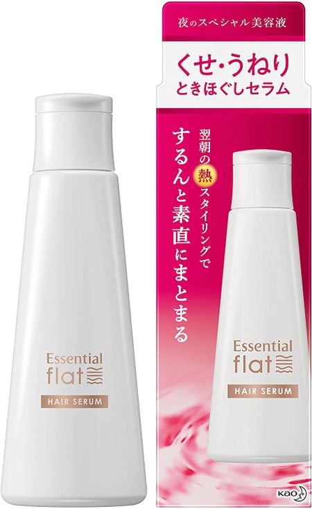 花王卷发/波浪发顺发精华，直发，免洗护发素，白色花香，120ml