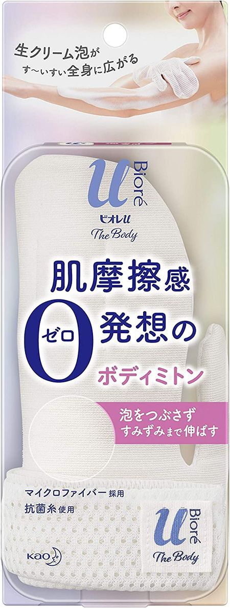 花王 Biore u The Body 泡沫型專用 沐浴手套 1入
