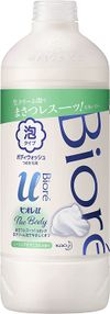 카오 비오레U 더 바디 폼 타입 힐링 보타니컬 향 리필용 450ml