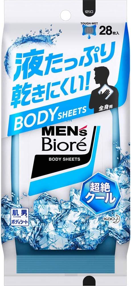 Kao Men's Biore Body Enge Super Cool 28件