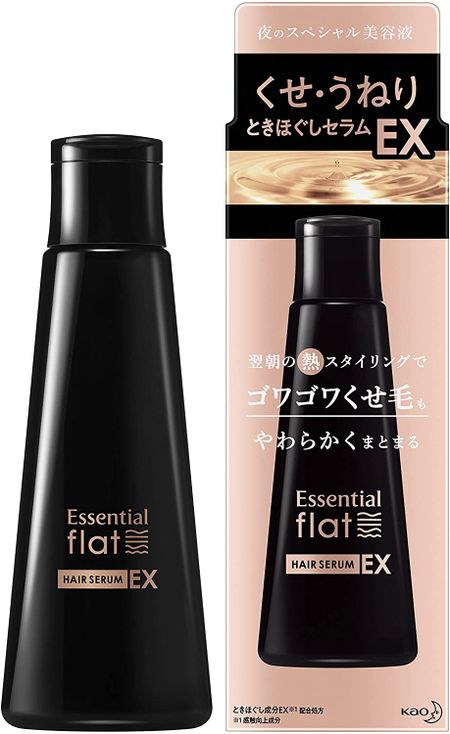 Kao Essential Flat Curly/Wavy Hair Freezing Serum EX 120ml