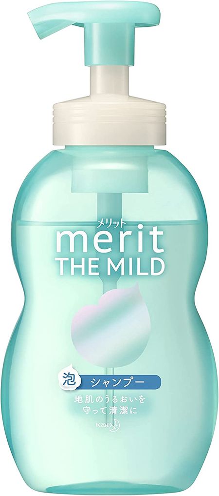 花王 Merit The Mild 溫和泡沫洗髮精 按壓瓶 540ml