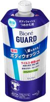 카오 비오레U 비오레가드 머리도 감을 수 있는 약용 바디워시 내추럴 허브향 리필용 340ml