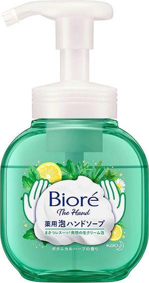Kao Biore Hand Foam Hand Soap Botanical Herb fragrance pump 250ml