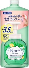 花王 Biore The Hand 泡沫洗手慕斯 補充包 700ml 植物草本香