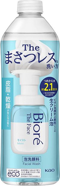 Kao Biore THE FACE Moist Refill 340ml (approx. 2.1 refills)