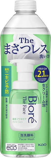 Kao Bioré The Face Acne Care Refill, 340 mL (approx. 2.1 refills)