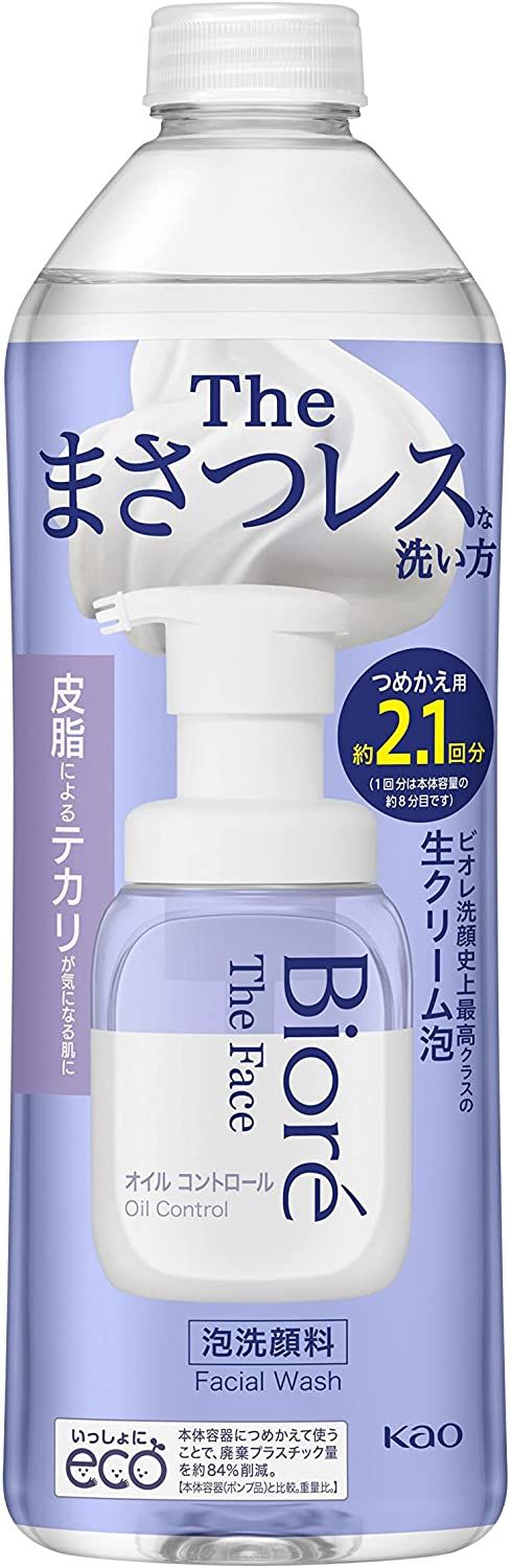 Kao Bioré The Face Oil Control Refill 340 mL (approx. 2.1 refills)
