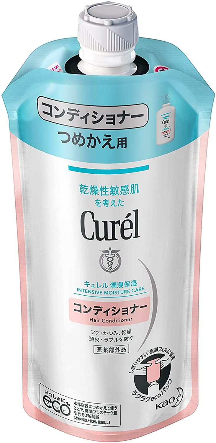 Kao Curél Conditioner Refill, 340 ml
