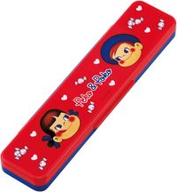 스케이터 수저 콤비 세트 (젓가락+스푼) 18cm 항균 페코짱 일본제 CCS3SAAG-A