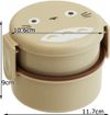 Skater Round Lunch Box 500ml Bento Box with Fork My Neighbor Totoro Ghibli Made in Japan