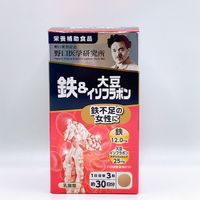 野口醫學研究所 鐵＆大豆異黃酮 90粒
