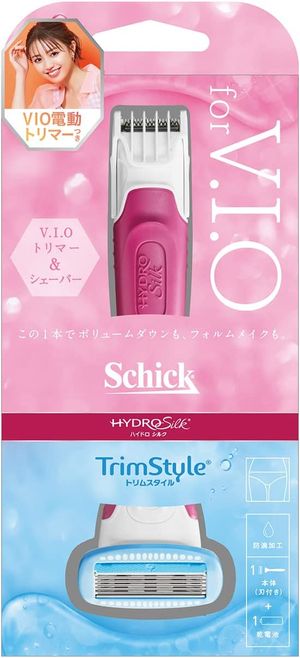Schick HydroSilk TrimStyle Holder (with blades) VIO Women's Razor