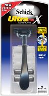 シック Schick ウルトラ プラスX ホルダー 2枚刃 替刃2コ付 替刃(1コは本体に装着済み)