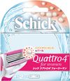 시크 Schick 쿼트로4 포 우먼 교체용 면도날(2개입) 여성용 면도기