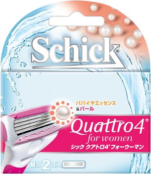Schick Quattro 4 for Women Replacement Blades (2 pieces) Women's Razor