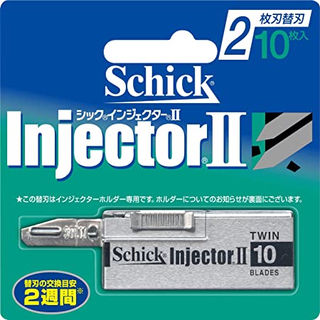 Schick 舒適牌 Schick 別緻的奇克噴油器II 2-刀片替換刀片（10件）