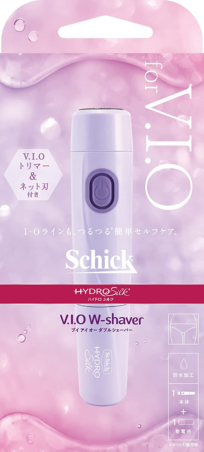 Schick 舒適牌 Schick 時尚的Schick Hydro絲綢V.I.O雙剃須刀Vio Trimmer Delatent
