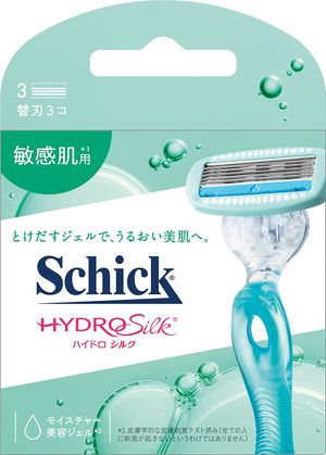 Schick HydroSilk Replacement Blades for Sensitive Skin (Pack of 3)