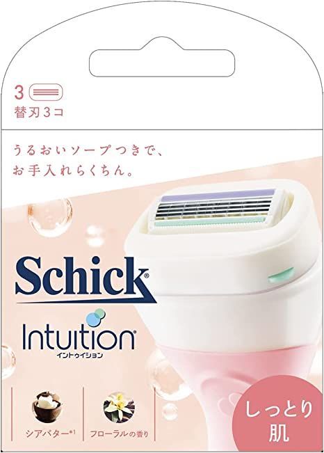 Schick Intuition Moist Skin Replacement Blades (Pack of 3)