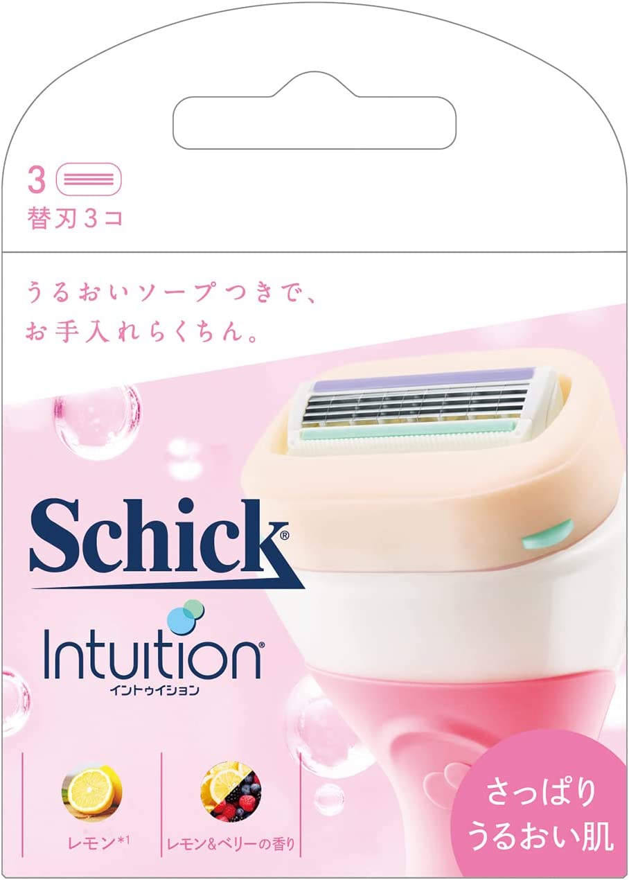Schick 舒適牌 Schick 舒適 Schick Intuition 清爽保濕型 替換刀片（3入）