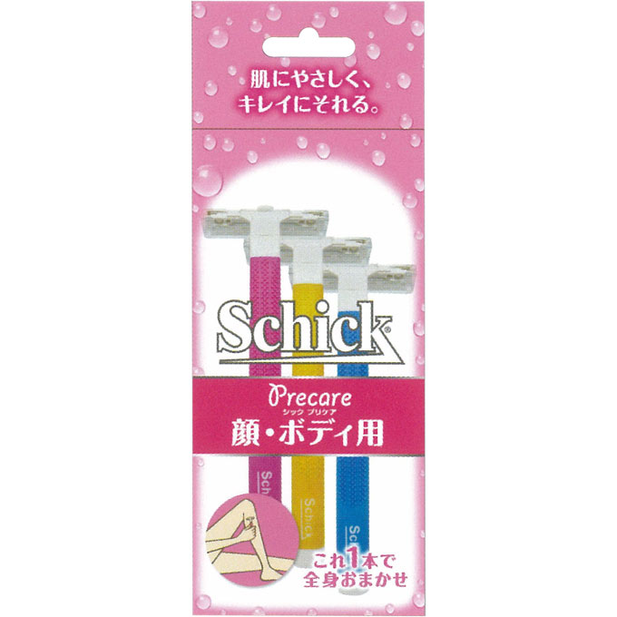 Schick 舒適牌 Schick 三個時尚日本別緻的t -dispo身體