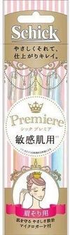 Schick Japan Premier Sensitive Skin Eyebrow L Disposable 3-Pack
